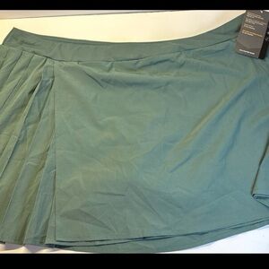AVIA XXXL 22 Active Athletic Skort Tennis Golf Skirt Green Pleated‎ Shorts